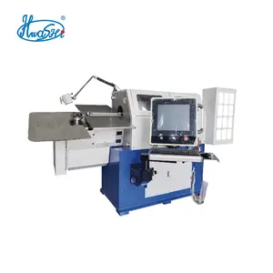 HWASHI CNC 7 ציר 3D חוט כיפוף מכונת עבור 2-6mm 3-8mm חוט