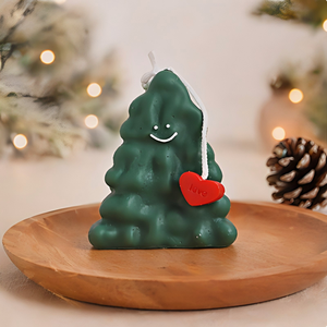 Candele Profumate Artigianali a Forma di Albero di Natale per Creazioni Fai-da-Te - Product Image 2