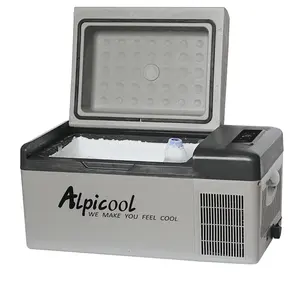 Alpicool C20 20L Compresor de CC portátil Refrigerador y congelador para automóvil Mini refrigerador eléctrico de 12 voltios para acampar