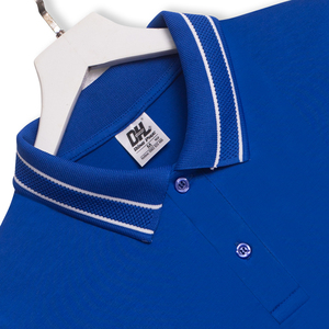 Polo tendance avec col côtelé et manches courtes, coupe élégante, adapté aux uniformes scolaires ou aux environnements de travail modernes - Product Image 6