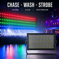 Projecteur stroboscopique matriciel RVB 80 segments 960 LED 220W 247CH DMX512 1-30Hz pour bars et festivals EDM