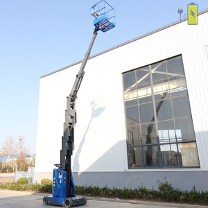 Mini High End Single Mast Electric Aluminum Aerial Working Platform Aluminum Telescopic Antenna Mast - Product Image 5