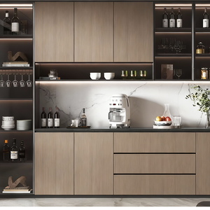 עיצוב פרויקט ארון מטבח מעץ, סיבית, MDF, אי מטבח לאחסון לדירה - Product Image 6