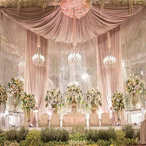Sistema de Tuberías y Cortinas de Terciopelo Negro para Eventos Elegantes, Estructura Resistente, Kit Profesional de Tuberías y Cortinas, Fácil Montaje - Product Image 6