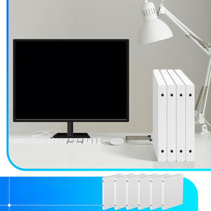 Mini Carpeta <span class=keywords><strong>de</strong></span> 3 Anillos <span class=keywords><strong>de</strong></span> 1/2 Pulgada, Compatible con Papel <span class=keywords><strong>de</strong></span> 5.5 x 8.5, Plástico Flexible, Tres Anillos Redondos, Carpeta Pequeña Azul A5, al por Mayor para la Escuela y la Oficina - Product Image 5