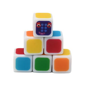 <span class=keywords><strong>Dés</strong></span> colorés pour <span class=keywords><strong>jouer</strong></span> <span class=keywords><strong>avec</strong></span> 6 couleurs pour jeux de société Jeux de table pour enfants Jouets éducatifs - Product Image 2