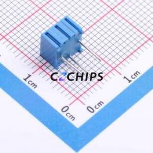 Resistencia Ajustable/Potenciómetro 3362P-1-501, Componente de Orificio Pasante (THT)-3P, Resistencia de 7x6.8mm, 500 Ohm, 10%, 500mW, 250ppm ℃ - Product Image 2