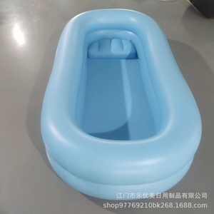 Newly Upgraded PVC <b>Inflatable</b> Bathtub Elderly Medical <b>Bathing</b> Pool with Cover for Outdoor Use - Product Image 3