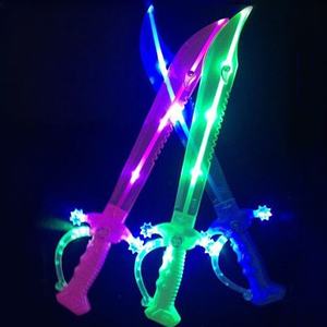 Jouets LED pour enfants 2025 : Épée lumineuse sonore et musicale, couteau <span class=keywords><strong>requin</strong></span> à induction lumineuse, épée large peinte par pulvérisation en plastique – Jouets pour enfants - Product Image 5