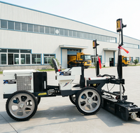 Machine de nivellement au laser de précision avec réservoir de carburant de 20 L et pneus larges en option pour sols souple