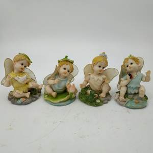 Artisanat né bébé Figurines résine personnalisée mode Mini fée ange nouveau mariage noël décoration de la maison - Product Image 5