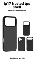 Coque de téléphone souple en Tpu mat pour iPhone 17 air 16 Pro Max, housse de protection de qualité pour téléphone portable, logo à motif imprimable personnalisé