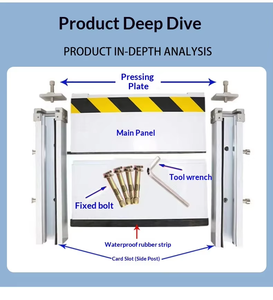 Barriera <span class=keywords><strong>antiallagamento</strong></span> in alluminio a basso prezzo di fabbrica, barriera <span class=keywords><strong>antiallagamento</strong></span> rimovibile per <span class=keywords><strong>garage</strong></span>, prodotti di sicurezza per l'acqua, barriera <span class=keywords><strong>antiallagamento</strong></span> per la protezione della casa - Product Image 4