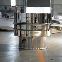 Tamiseur vibrant circulaire rotatif motorisé de haute précision en acier inoxydable 304 de qualité alimentaire pour fruits de mer, directement de l'usine