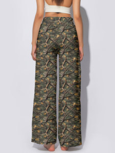 Không có moq/mô hình tùy chỉnh/thả-mua sắm/bán buôn của phụ nữ cao eo rộng xà cạp quần, mềm mại đàn hồi giản dị Palazzo quần cho Tùy chỉnh thời trang dạo phố, tùy chỉnh của phụ nữ quần - Product Image 2