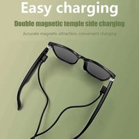 Lunettes de soleil intelligentes LIGE Fashion AI avec assistant vocal, appels, lecture de musique, contrôle de la caméra pour hommes et femmes