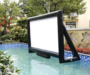Pantalla de <span class=keywords><strong>película</strong></span> inflable gigante para fiesta en la piscina, pantalla de <span class=keywords><strong>película</strong></span> inflable impermeable para exteriores, pantalla de <span class=keywords><strong>película</strong></span> inflable de diseño de 12 pies - Product Image 1