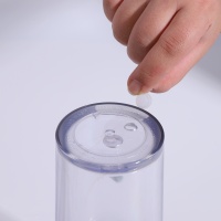 Gobelet à double paroi flottant avec paillettes de 24 oz, globe à neige, vaisselle écologique, passe au lave-vaisselle, gobelet à smoothie réutilisable avec couvercle