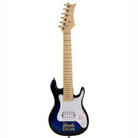 Gitar Listrik Travel 30 Inch Basswood Maple Neck Glossy 1 HUMBUCKER 6-String Gitar Anak