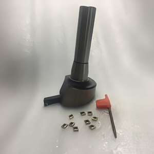 Herramienta de corte de moscas R8 de 2,1/2 "de diámetro con herramienta indexable y 10 insertos Nos Ccmt-Herramientas de máquina - Product Image 1