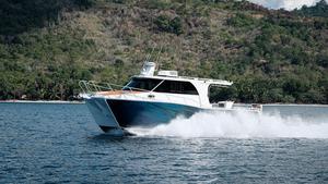 Catamaran <span class=keywords><strong>de</strong></span> luxe <span class=keywords><strong>de</strong></span> 10 m en aluminium, fabriqué en Chine, avec console centrale, pour la pêche sportive en haute mer - En <span class=keywords><strong>vente</strong></span> - Product Image 3