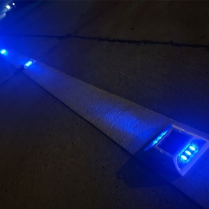 IP68防水アルミ製高速道路用反射型LED舗装マーカースパイクライトキャッツアイソーラーロードスタッド - Product Image 5