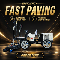 Nouvelle Niveleuse Laser Autoportée JIUBANG pour la Construction, Moteur Essence/Pétrole Importé 22,8 kW, Poids 1000 kg, Guidage Laser Intelligent 1