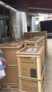 Personnalisé moderne grande cave de rangement d'angle conception LED étagères présentoir à bouteilles montage mural casier à vin en bois - Product Image 4