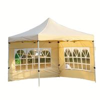 Tente pliante automatique Tengqing robuste 3x3 m type étendu, idéale pour événements extérieurs, impression de logo, usage commercial