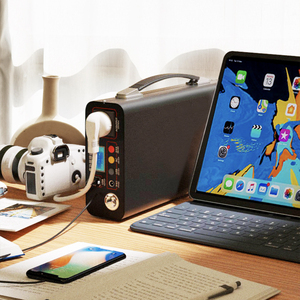 Nhà Máy bán hàng trực tiếp 300W Trạm điện cầm tay 220V AC USB đầu ra điện thoại Sạc LED ánh sáng 167wh 45000mAh pin lithium - Product Image 6