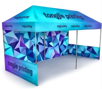 Tente à auvent en aluminium 10x20 pieds, montage facile, imperméable, pour exposition extérieure, salon professionnel, chapiteau, gazebos, logo personnalisé