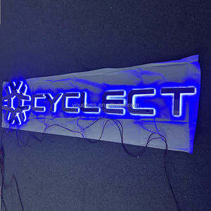 Dropshipping 3D retroiluminado Led iluminado signo acrílico letras signo personalizado para logotipo de empresa y signo de salón de recepción - Product Image 3