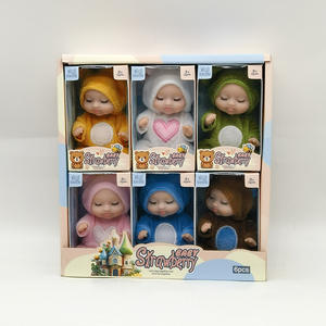 Simulación de sueño Reborn Mini muñeca niña princesa juguete para niños máquina de agarre muñeca pareja mejor amigo regalo - Product Image 6