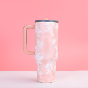 Bouteille isotherme sous vide en acier inoxydable à double paroi de 40 oz, grande capacité, anti-fuite, écologique, avec poignée, pour maintien thermique de 12 à 24 heures, idéale pour le bureau et l'extérieur - Product Image 5