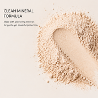 LANCE Poudre minérale solaire SPF 50 PA+++ à large spectre UVA UVB à l'oxyde de zinc naturel pour le visage, marque privée, pour une peau éclatante