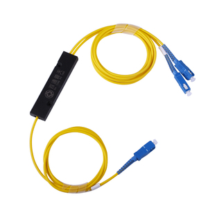 BT-PON 1*2 voies séparateur enfichable SC-SC UPC 3 mètres boîte diviseur séparateur optique de fiber - Product Image 1