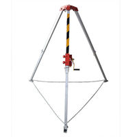 Trépied de sauvetage portable haute résistance en alliage d'aluminium, structure triangulaire pour opérations de sauvetage en espace limité, puits ou grottes