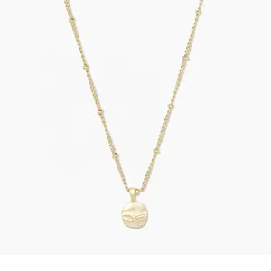 Gold Plated 925 Sterling Silver Los Angeles Jewelry Shorebreak Necklace