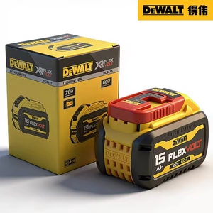 Оригинальный сменный аккумулятор DeWalt 20В/60В 15Ач для беспроводных инструментов, литиевый, перезаряжаемый, комплект - Product Image 2