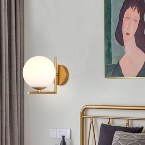 Factory Modern Indoor Glass Lamp <strong>Shade</strong> White Frosted Globe Lampshade Minimalist Industrial European Design for <strong>Light</strong> Covers - Product Image 4