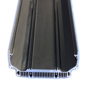 Customized nero anodizzante heatsink shell <span class=keywords><strong>led</strong></span> acquario luce profilo alluminio dissipatore profili di estrusione in alluminio - Product Image 3