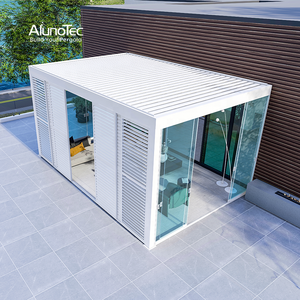 Système de toit ouvrant motorisé extérieur en gros, Pergolux, couverture en aluminium, lame, tonnelle, pergola en métal - Product Image 2