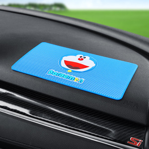 Car cartoon ornament anti-slip <b>mat</b>, <b>large</b> round car dashboard, mobile phone, pickup truck, overtaking interior decoration - Product Image 2