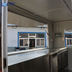 Remorque alimentaire mobile haut de gamme entièrement équipée pour la vente de bonbons et de restauration rapide, avec grill rotatif pour hamburgers et poulet - Product Image 2