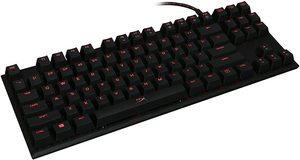 ราคาขายส่งแท้ 100% มีสินค้าในสต็อก คีย์บอร์ดเกมมิ่งแบบไม่มีปุ่มตัวเลข HyperX Alloy FPS Pro Tenkeyless Mechanical ใช้สวิตช์ Cherry MX Red - Product Image 4