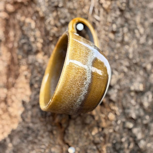 Tasse à thé/café artisanale en céramique rustique de qualité supérieure, motif tacheté artistique, compatible micro-ondes et lave-vaisselle, 180-200 ml - Product Image 3