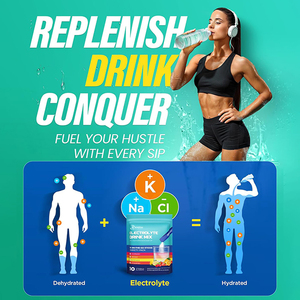 Poudre de boisson vitaminée céto sans sucre de haute qualité avec électrolytes et calcium, améliore les performances physiques pour les adultes - Product Image 3