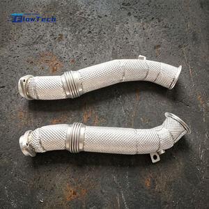 Tubería de Escape de Alto Flujo para Rolls-Royce Ghost RR4 N74B66A 6.6L V12 Twin Turbo, Acero Inoxidable 304 con Protector Térmico - Product Image 6