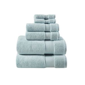 Db 6 Piece <b>Towel</b> <b>Set</b> 100 Cotton Quick Dry Home <b>Bath</b> <b>Towels</b> Solid Color Jacquard Weave Adult Use - Product Image 5
