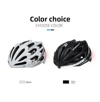 Casque de vélo de route et VTT intelligent, intégré, avec LED clignotantes, anti-odeur, moulé monobloc, pour la sécurité